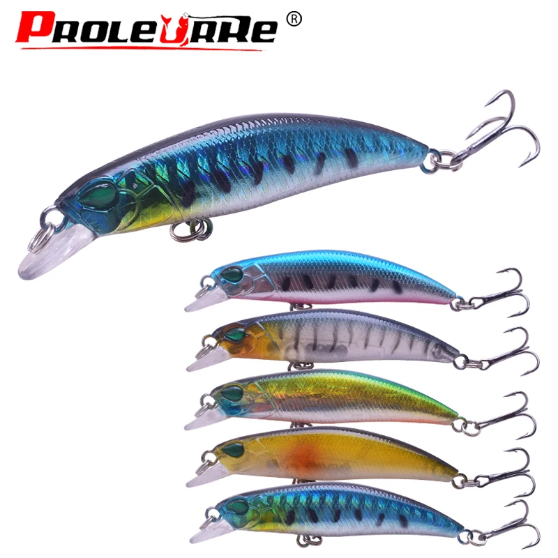 Proleurre Minnow Hard Baits 65mm 3.8g Angler's Lures Sinking Type Hot Selling Wobblers Freshwater Fishing Lures Fishing tackle