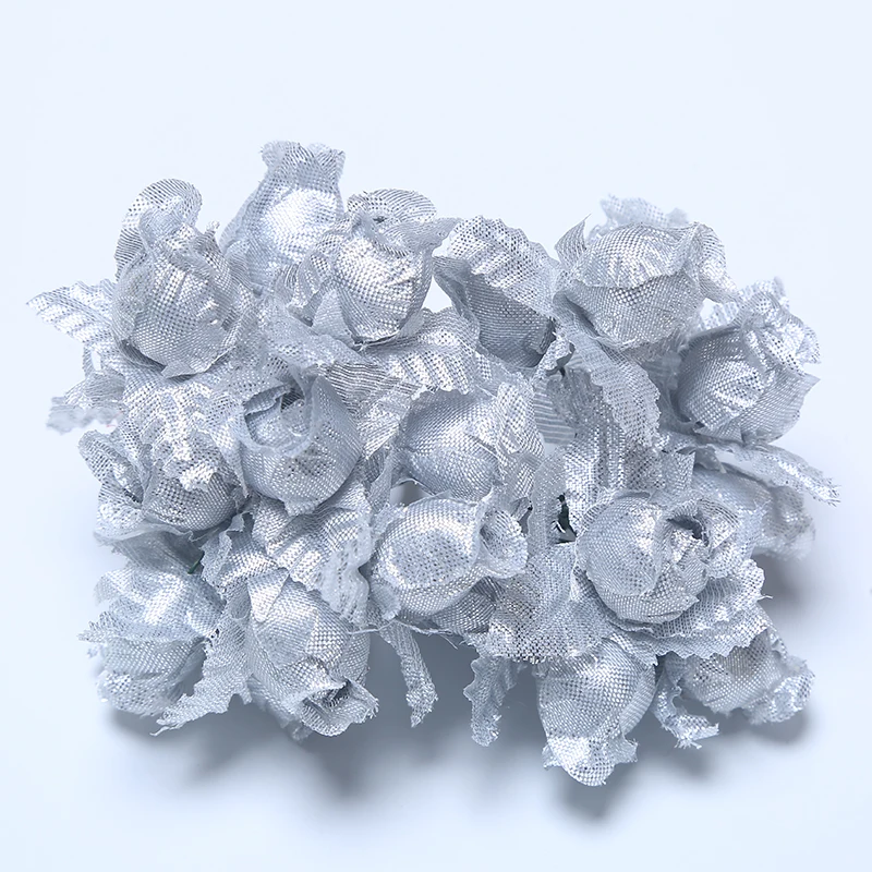 36/72/PCs Mini Künstliche Blumen Seide Rose Blumenstrauß Für Hochzeit Party Dekoration DIY Kranz Sammelalbum Zubehör – Detail 32