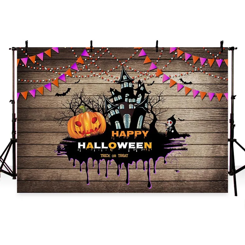 Pano de fundo para festas halloween, pano de fundo personalizado para festas e feriados