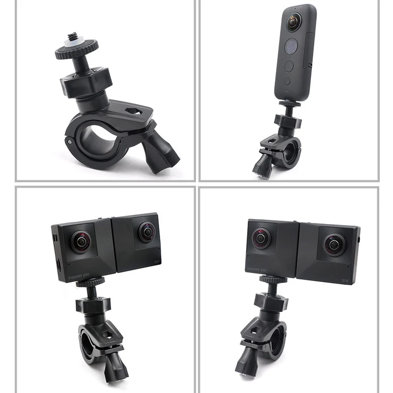 For DJI Pocket 2 Bike Mount For Insta360 ONE X /EVO DJI OM 4 Gimbal  Accessories Stand Holder For Insta360 Action Camera Parts