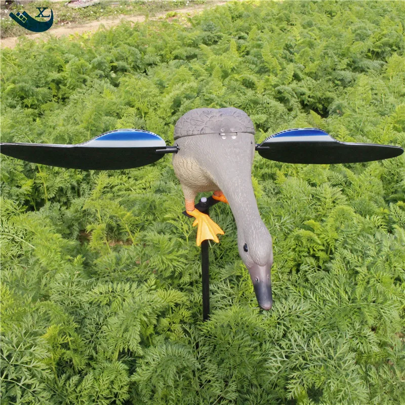 Remote Control Duck Hunting Decoy with Magnet Spinning Wings, Outdoor Hunting, DC 6V, 12V, Sell Well