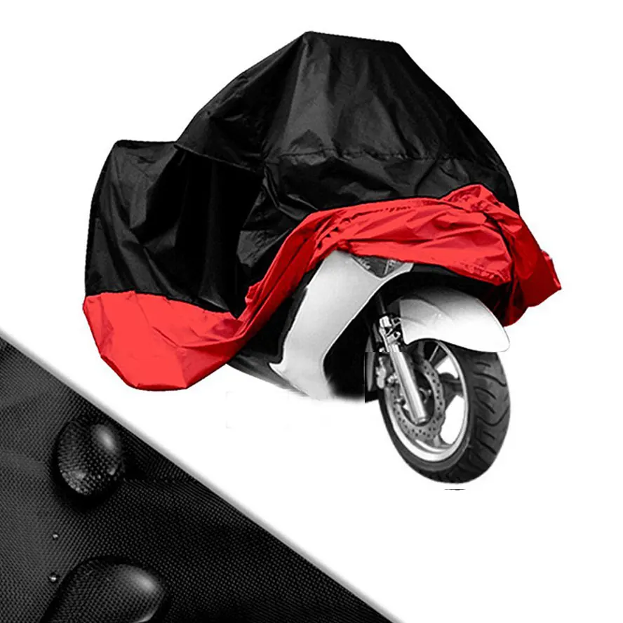 

BBQ@FUKA New Motorcycle Waterproof Protective Rain Dust Bike Cover Film XXL Fit For V-Star1100 2004-2009 Motorcycle Covers