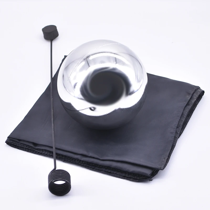 Zombie Ball With Foulard,Large Size (Dia.15cm,Gold/Silver Color Avaiable) Floating Magic Tricks Gimmick Stage Illusion Mentalism