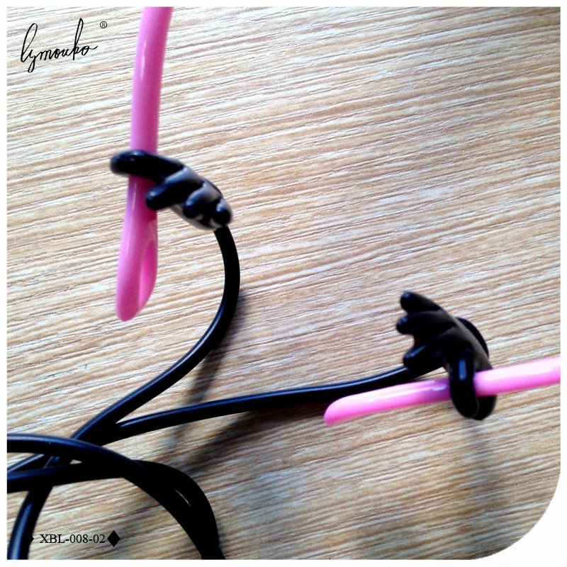New Design Elastic OK Handshape Anti Slip Silicone Sunglasses Adult Kid Children Cords Lanyard Glasses Chain String Rope