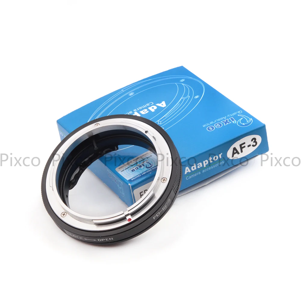 Adaptador de lente de autofoco adolp af, confirmação com anel, para canon fd, para canon ef e os 5d, mark iii, 650d, 600d 550, sem vidro