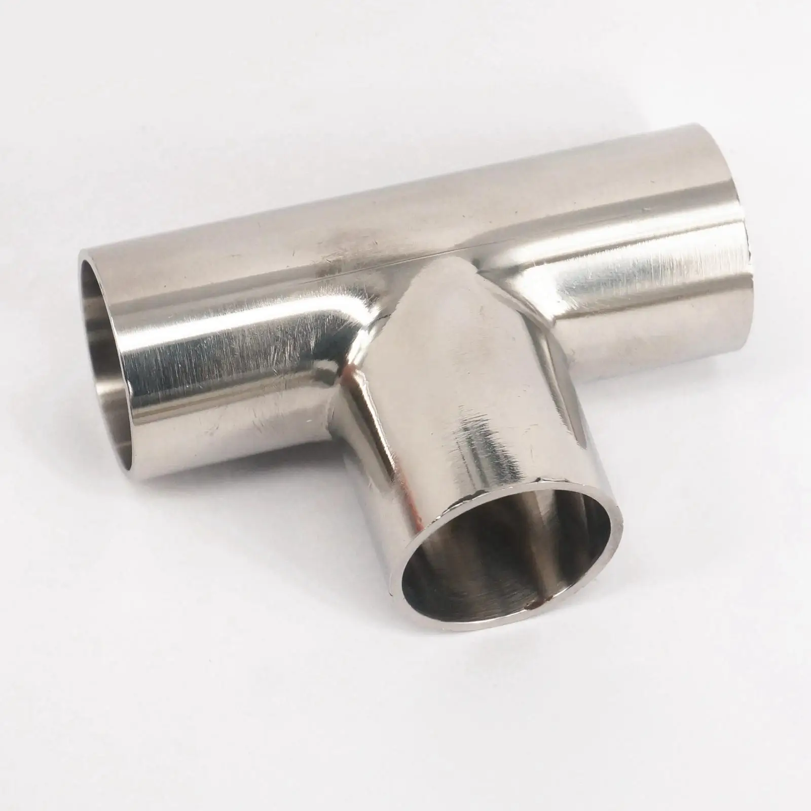 25Mm O/D 304 Rvs Sanitair Weld Tee Connector Pijp