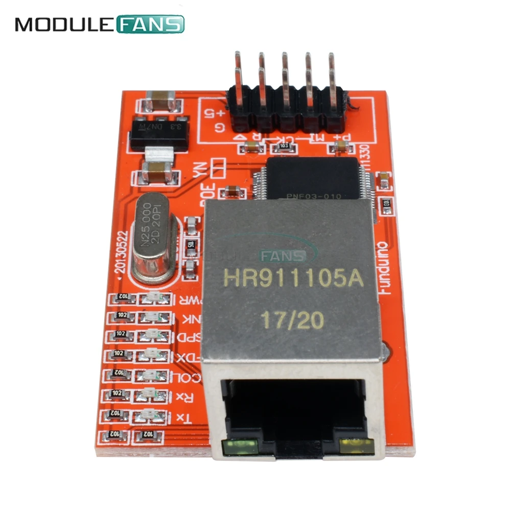 Mini W5100 LAN Ethernet Shield Network Board Module For Arduino R3 W5100 3.3V Compatible For Arduino Ethernet  Mega 2560