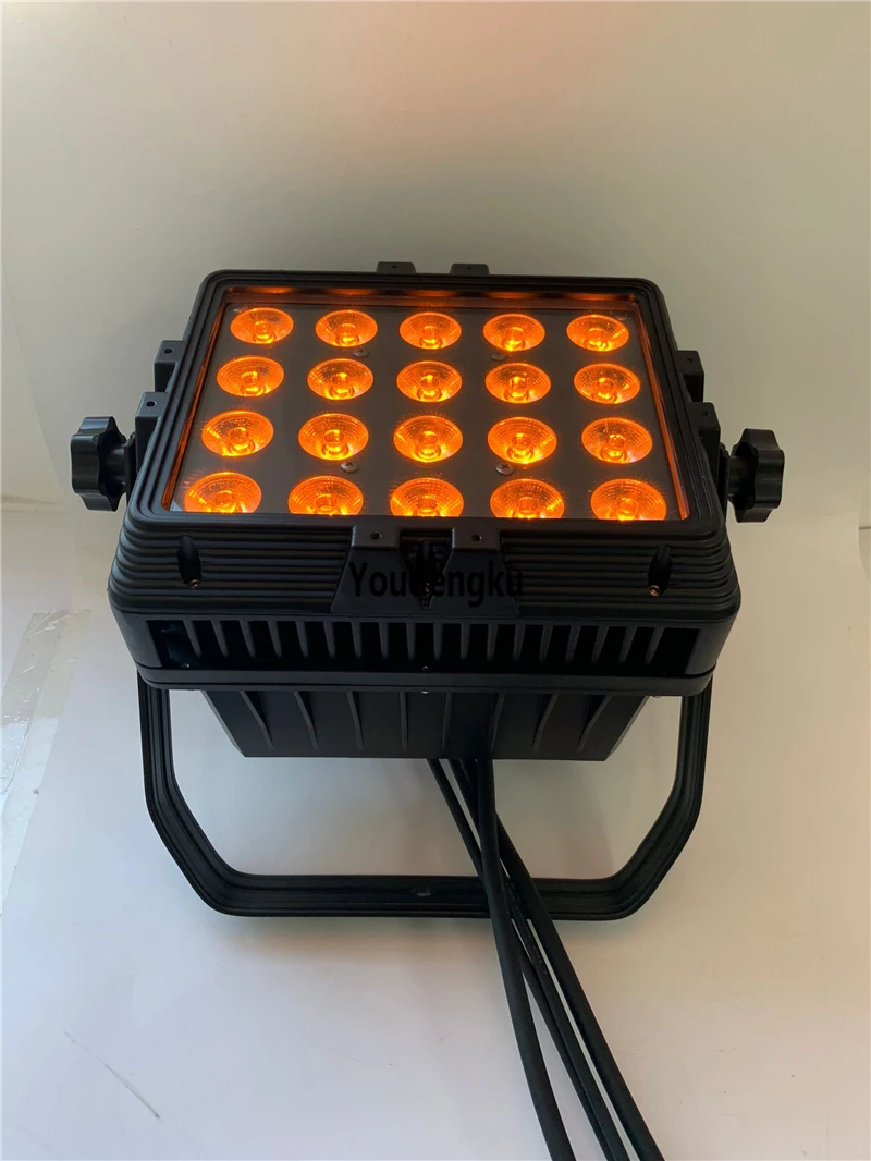 6 pieces dj led light outdoor lighting 20pcs 15watt 5in1 led color wall wash light wall wash outdoor rgbwa