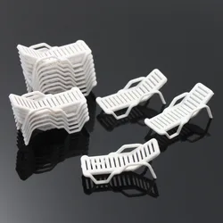 Leisure Chair Sets, Banco Espreguiçadeiras, Modelo de Trens O OO HO TT N Z Modelo em Escala, ZY21, 24Pcs