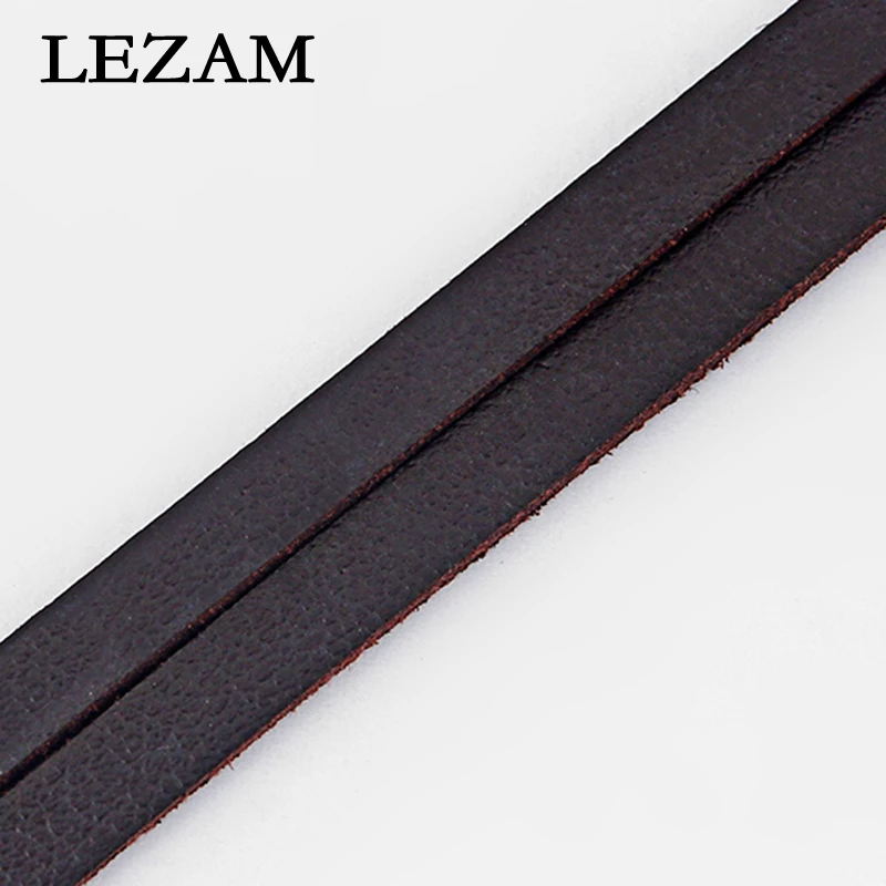 10pcs (1.5m/pcs) 5*2mm Fashion Flat Faux Korean Suede Leather For Diy Bracelet Necklace Jewelry Accessories Findings Bijoux