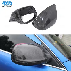carbon mirror cover For Audi Q5 SQ5 Q7 Side Rear View Mirror Cover Caps 1:1 Replacement 2009 2010 2011 2012 2013-2017 2018 2019