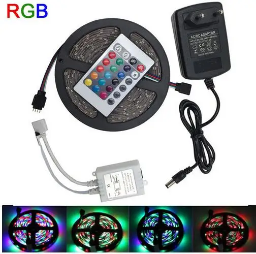 

5m 3528 2835 waterproof LED Strip RGB IP65 led stripe Light 12V 60LEDs/M outdoor lighting tiras led for christmas decoration, CE