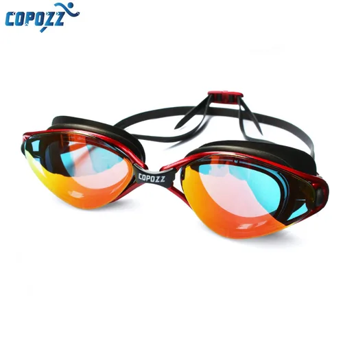 Copozz gafas profesionales antiniebla protección UV gafas de natación ajustables hombres mujeres gafas de silicona impermeables gafas