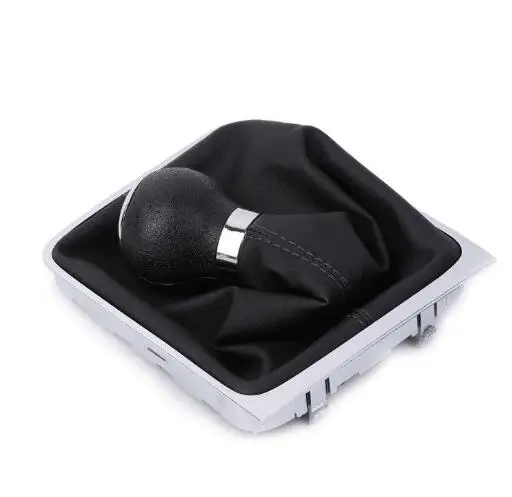 

Кожаный чехол для ручки переключения передач, чехол, подходит для Volkswagen Passat B6 2005-2011