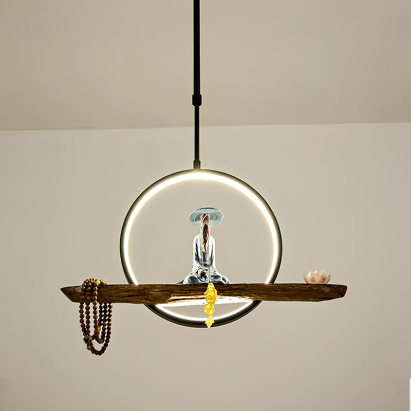 

Chinese Style Creative LED Pendant Light Retro Branch Lamp for Dining Study Kitchen Island Creative lamp