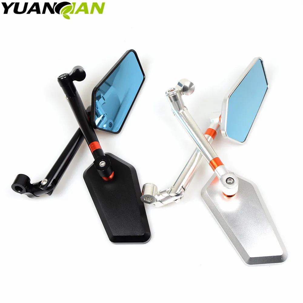 Motorcycle Rearview Mirror CNC ALL Aluminum Case for YAMAHA FZ1 FZ6 MT-07 MT-09 MT-10 KAWASAKI ER-6N Z1000 Z750 Z800 Z900