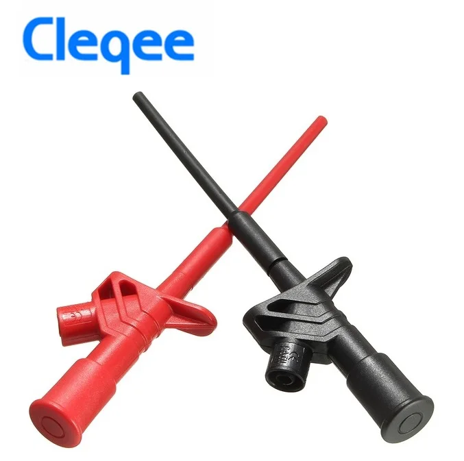 Cleqee P5004 sonda di prova flessibile ad alta tensione con Clip a gancio per Test rapido isolata professionale da 2 pezzi