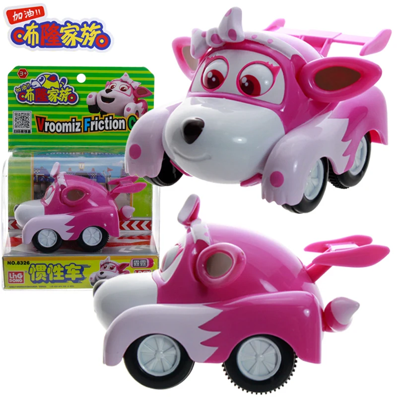 Big!!! Anime Vroomiz Classic Kawaii South Korea Friction Pull Back Cars Cartoon Toys For Children gift Baby Wind Up Toys