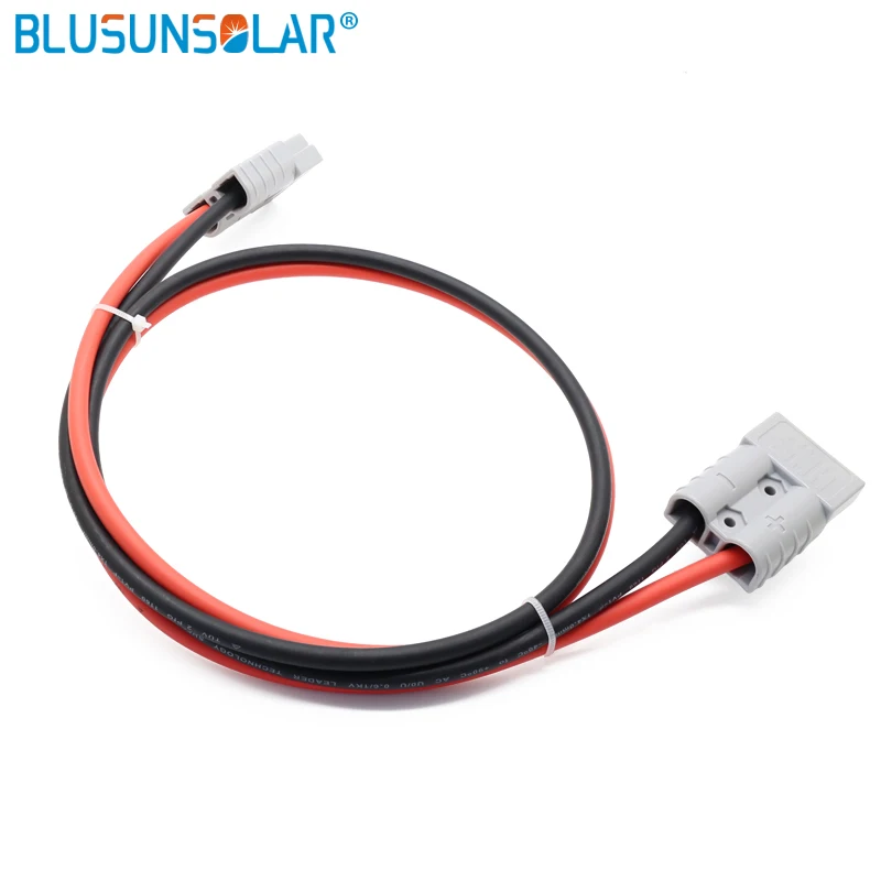 

Connector SB50A 600V with 5m 4mm2 red black solar cable connect solar panel and portable battery for folding solar panel