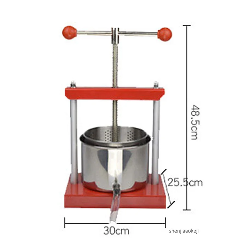 

Manual juice pressing machine Home stainless steel juicer self-brewing grape wine press machine Manor Fruit ferment presser 1pc