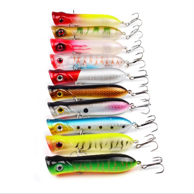 1pcs Pencil Fishing Lures 8cm/12g Hard Baits Artificial Handmake Bass Pike Crankbait Wobblers Fishing Baits Treble Hooks YA-74