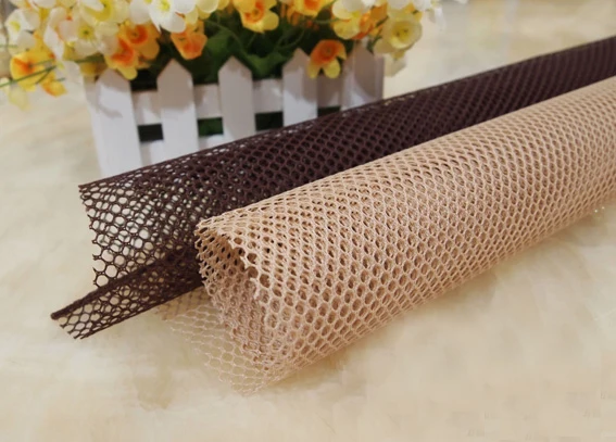 Solid Color Good Quality Thick Net Yarn Mesh Cloth Gauze Polyester Fabric, Patchwork Bag Inside Bags 150x100cm