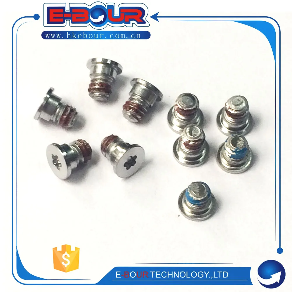 Caixa inferior D tampa parafusos conjunto, peças do caderno, AP A1398, A1425, A1502, 5 conjuntos por lote