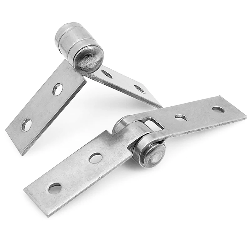 2Pcs Door Windows Hinges Frameless glass Stainless steel Folding hinge Rotating Shaft Window Glass Connector balcony Glass Hinge