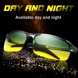 Classic Alloy Frame Polarized Sunglasses Men Day Night Eyewear Male Anti-glare UV400 Driving Glasses Women gafas oculos de sol
