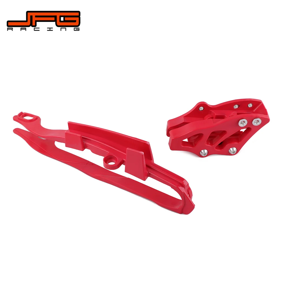 Protector deslizante de cadena roja para motocicleta, Protector deslizante basculante para HONDA CR125R CR250R CRF250R CRF450R CRF250X CRF450X