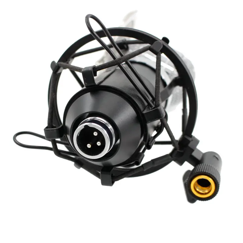 Microfono a condensatore professionale per registrazione in studio audio BM-8000 con supporto jack da 3,5 mm per registrazione audio personale KTV