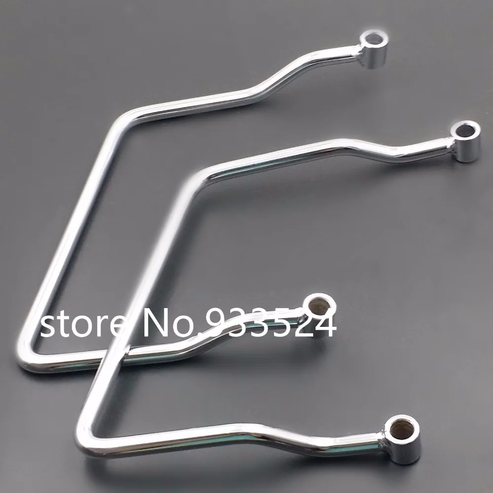 Metal 16.5 cm Saddle bag Support Bar Mount Brackets For Honda Shadow ACE 750 VT750 VT400 Motorbike