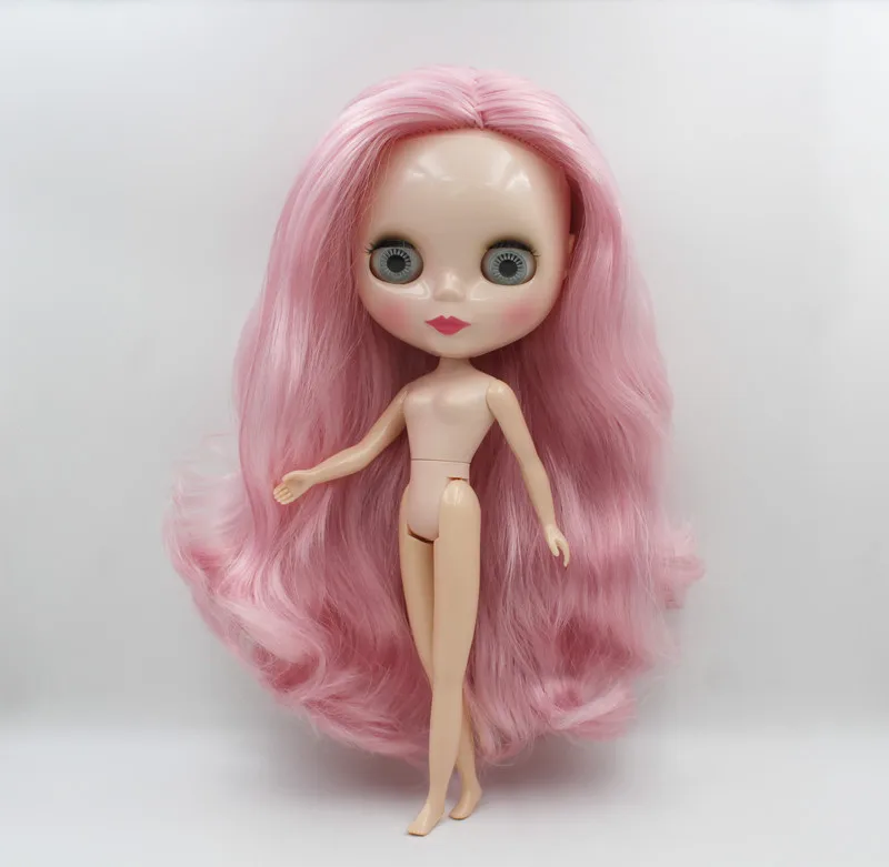 

Free Shipping big discount RBL-504 DIY Nude Blyth doll birthday gift for girl 4 colour big eyes with beautiful Hair cute toy