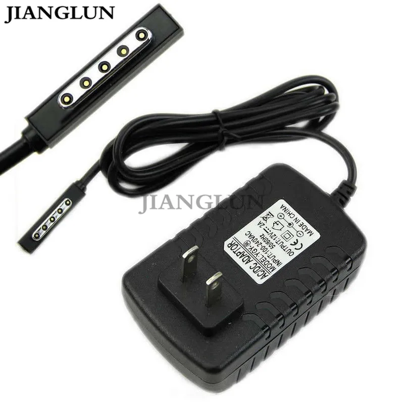 JIANGLUN NEW Tablet Ac Power Adapter Charger For Microsoft Surface Pro RT RT 2 1513 1516 Tablet US Plug 12V 2A