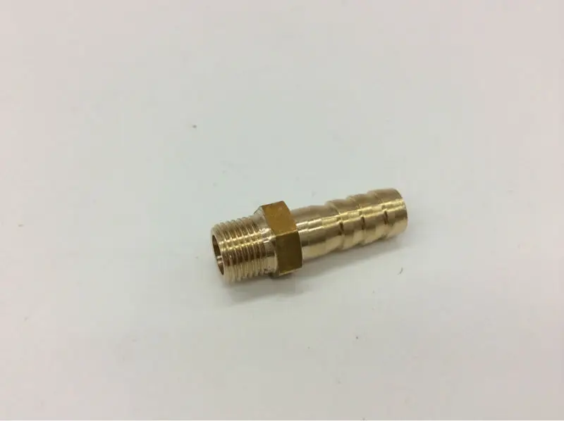 free shipping copper fitting 8mm Hose Barb x 1/8