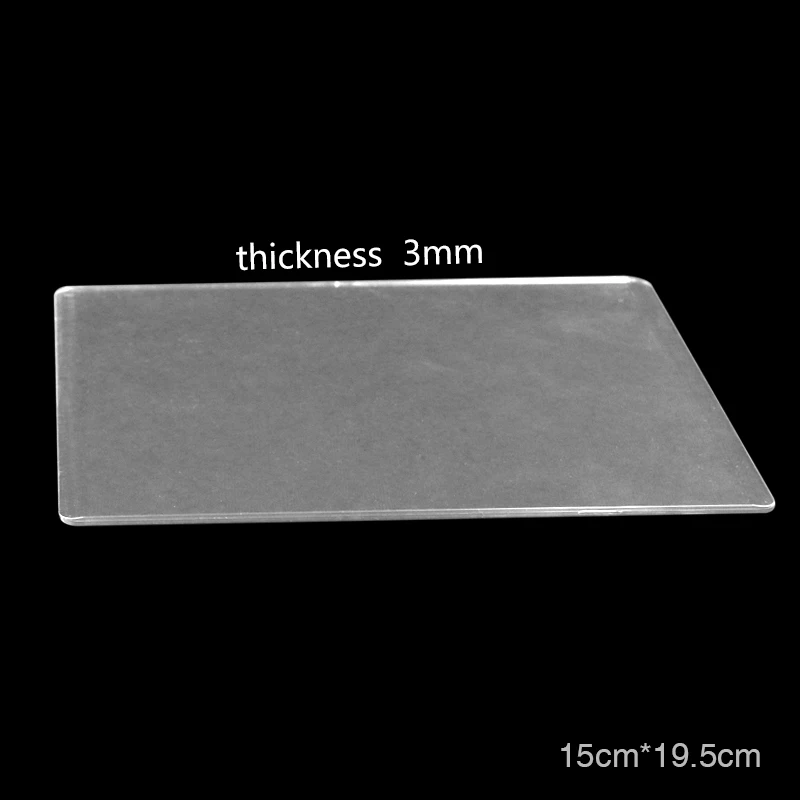 Transparency 3mm/4mm/5mm machine Accessories for DIY Scrapbooking Clear Stamps photo album Decorative Card