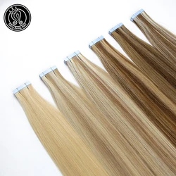 Fairy Remy Haar 2.5 G/stuk Tape In Human Hair Extensions 16-24 Inch Remy Haar Op Tape Pu Huid inslag Naadloze Menselijk Haar 20 Stuks