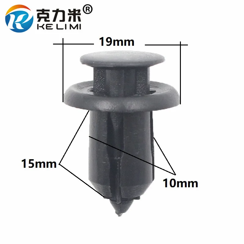 50Pcs Car Front Bumper Clips For Mazda M3 M6 CX-7 CX-5 Ruiyi M8 10mm Hole Fender-guard Fastener Plastic Push in Retainer Rivets