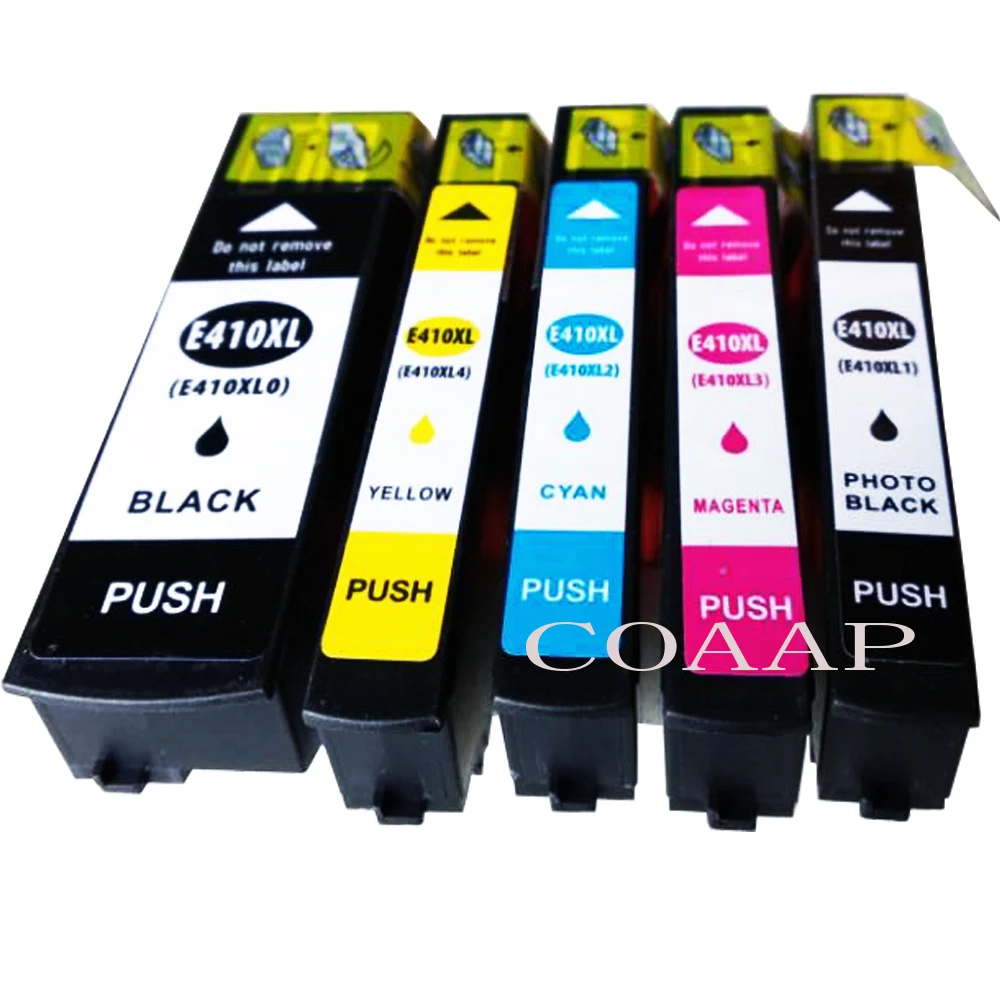

5 совместимый T410 XL чернильные картриджи для Epson Expression Премиум XP-540 530 635 645 принтер