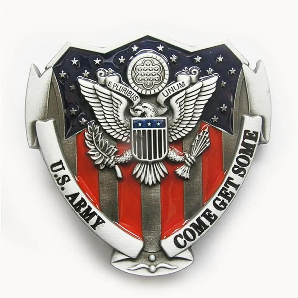 New American Hero US Army Military Belt Buckle Gurtelschnalle Boucle de ceinture BUCKLE-3D063