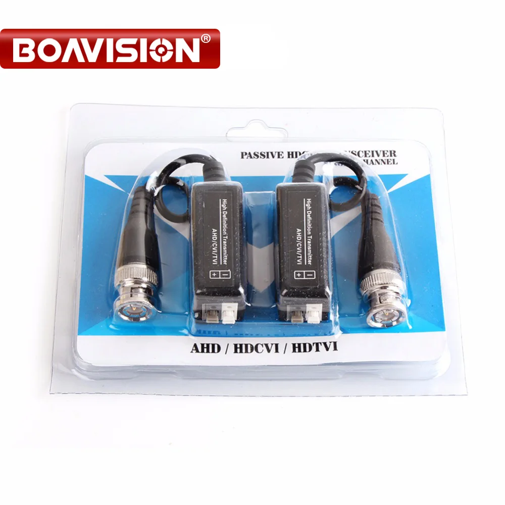 5Pair HD 720P/1080P AHD HDCVI HDTVI BNC Connector To UTP Cat5/5e/6 Video Balun Passive Transceivers Transmitter 200m