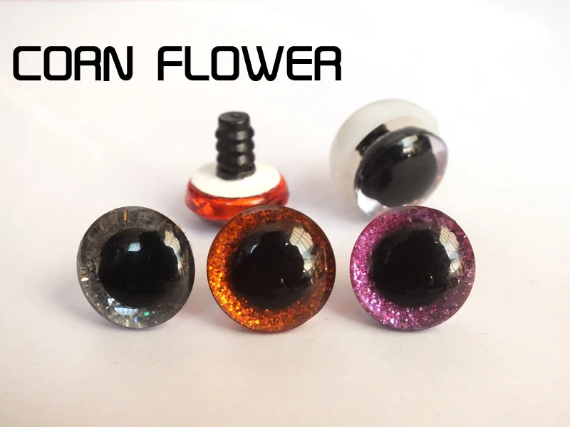 

Пластиковые безопасные глаза смешанных цветов для плюшевых мишек, 30 шт., 10 шт. каждого цвета