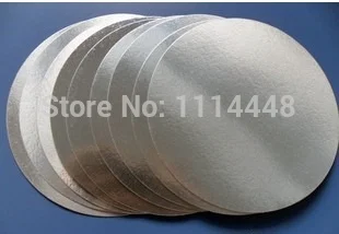 

For induction sealing 38mm Universal plactic laminated aluminum foil lid liners 20000pcs with new logo