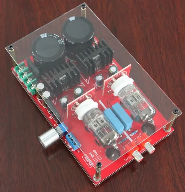 6N2 tube pre amplifier board (streaking version)