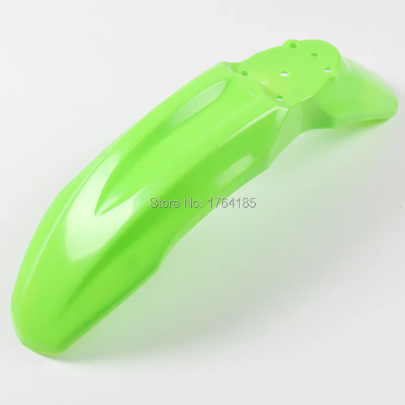 Green motorcycle front mudguard front fender plastic cover for CRF70 style pit dirt bike 150cc 160cc plastic