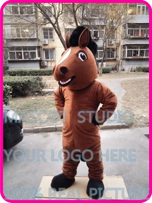 mascot  horse mascot mustang stallion costume custom cartoon character cosplay fancy dress mascotte theme