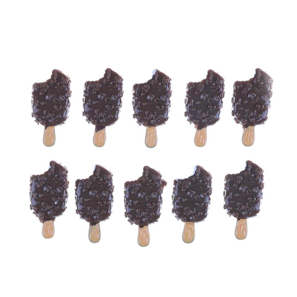 5pcs/lot Cute Dollhouse Miniature Ice Cream Bar Food Doll House Mini Simulation Play Food