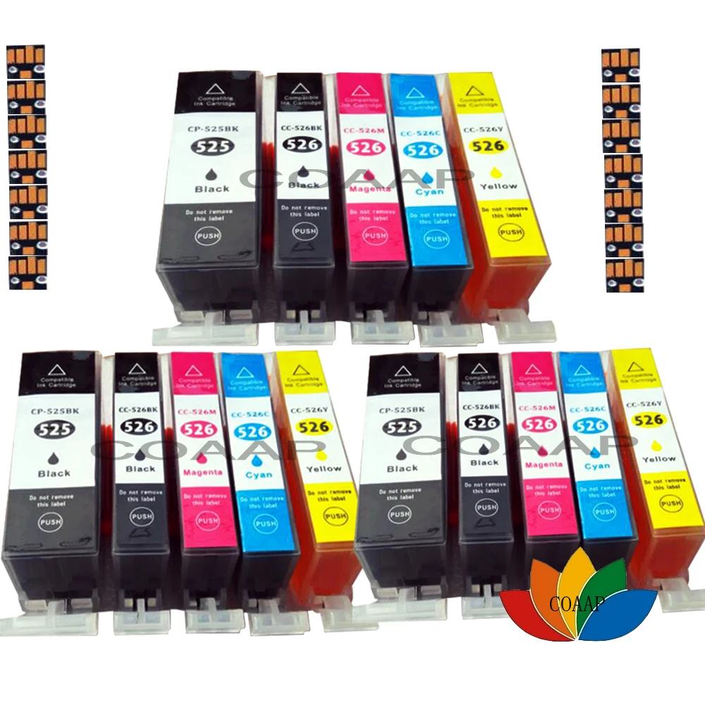 15 Compatible Printer ink Cartridges for Canon Pixma MG6150 MG5300 MG5350 MG8150 MG8250 MX885