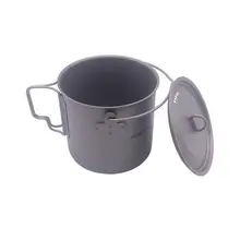 Ultralight Titanium Camping Cookware Set #4