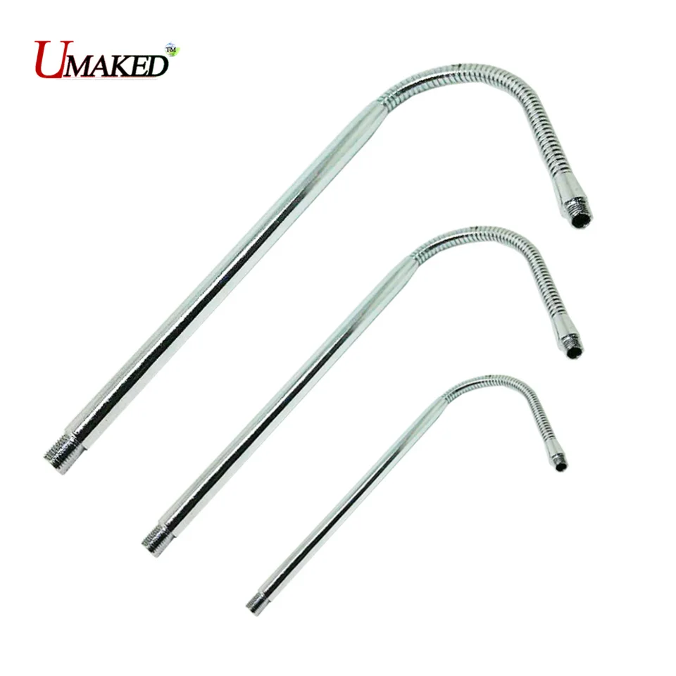 

2pcs led gooseneck Dia 10MM 40/50CM half soft universal hose led lighting accessories iron pipe for table lamp holder free ship